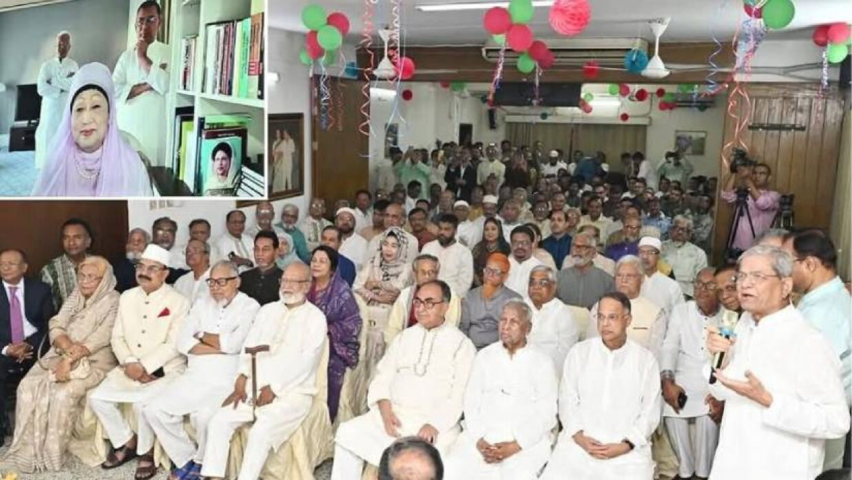 বেগম খালেদা জিয়া ও তারেক রহমানের দলীয় নেতৃবৃন্দসহ বিশিষ্টজনদের সঙ্গে ঈদের শুভেচ্ছা বিনিময়