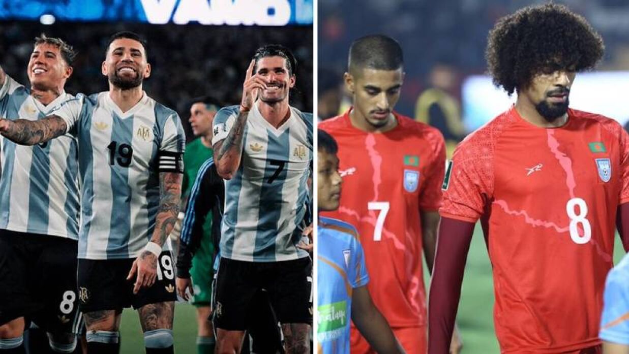 আর্জেন্টিনা ও বাংলাদেশ ফুটবল দল