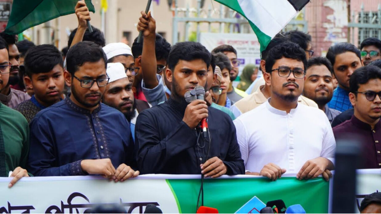 সমাবেশে শিবিরের নেতৃবৃন্দ