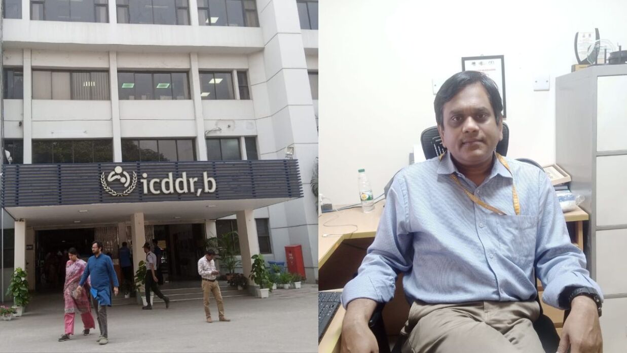 আইসিডিডিআরবির বিজ্ঞানী ড. মুহাম্মদ শফিউল আলম