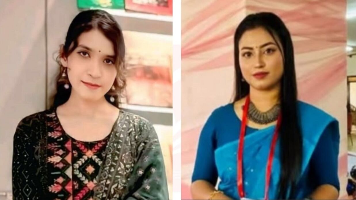 সুমাইয়া আক্তার শিজা ও জান্নাতুল আরবি প্রিয়া