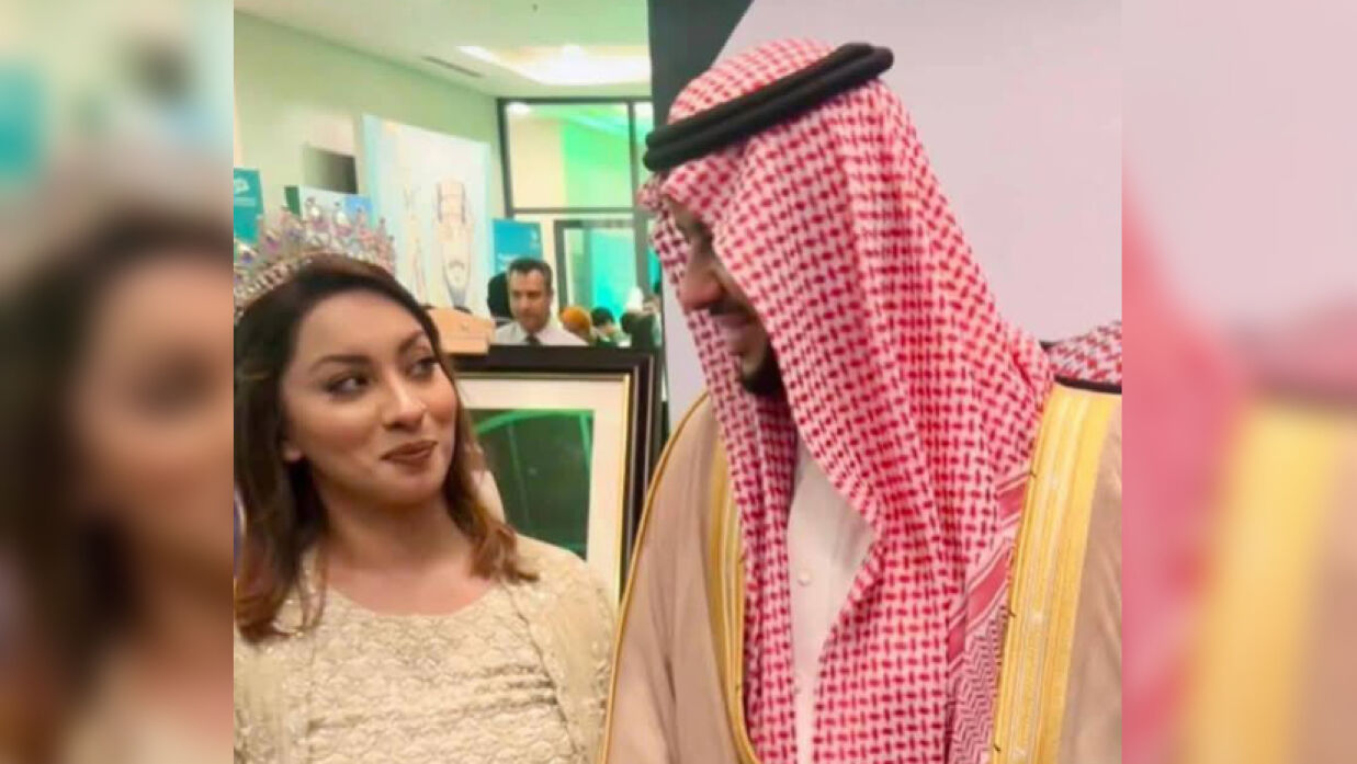 মেঘনা আলম ও রাষ্ট্রদূত ঈসা বিন ইউসুফ আল দুহাইলান