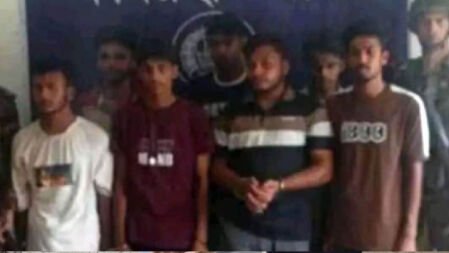 যুবককে আটকে চাঁদা দাবি, ছাত্র সমন্বয়কসহ গ্রেফতার ৫