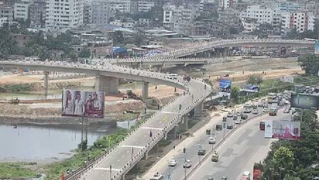 খিলক্ষেত থেকে কুড়িল-বসুন্ধরামুখী সড়ক ২৯ ঘণ্টা বন্ধ থাকবে