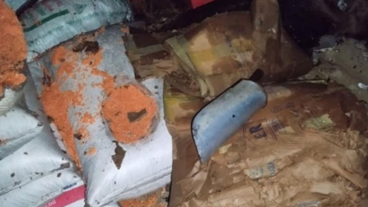 পুড়ে গেছে টিসিবির পণ্য