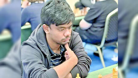 হাঙ্গেরিতে অষ্টম রাউন্ডে জয়ী তাহসিন