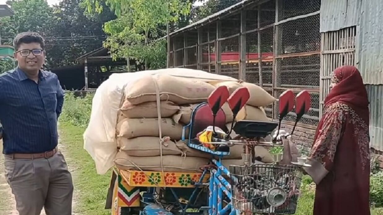 উদ্ধার করা সরকারি চাল