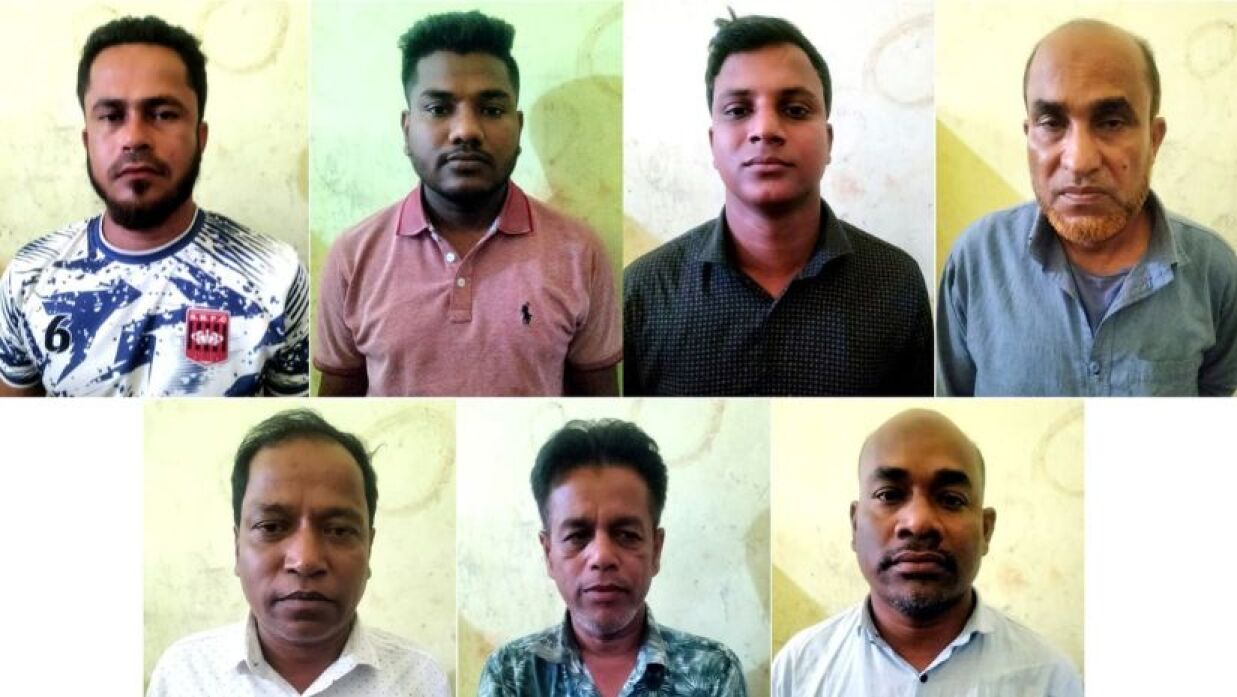 গ্রেপ্তারকৃত আসামীরা