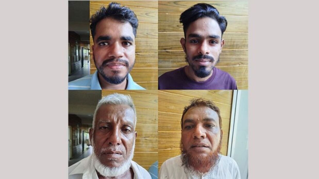 চার আসামিকে গ্রেপ্তার