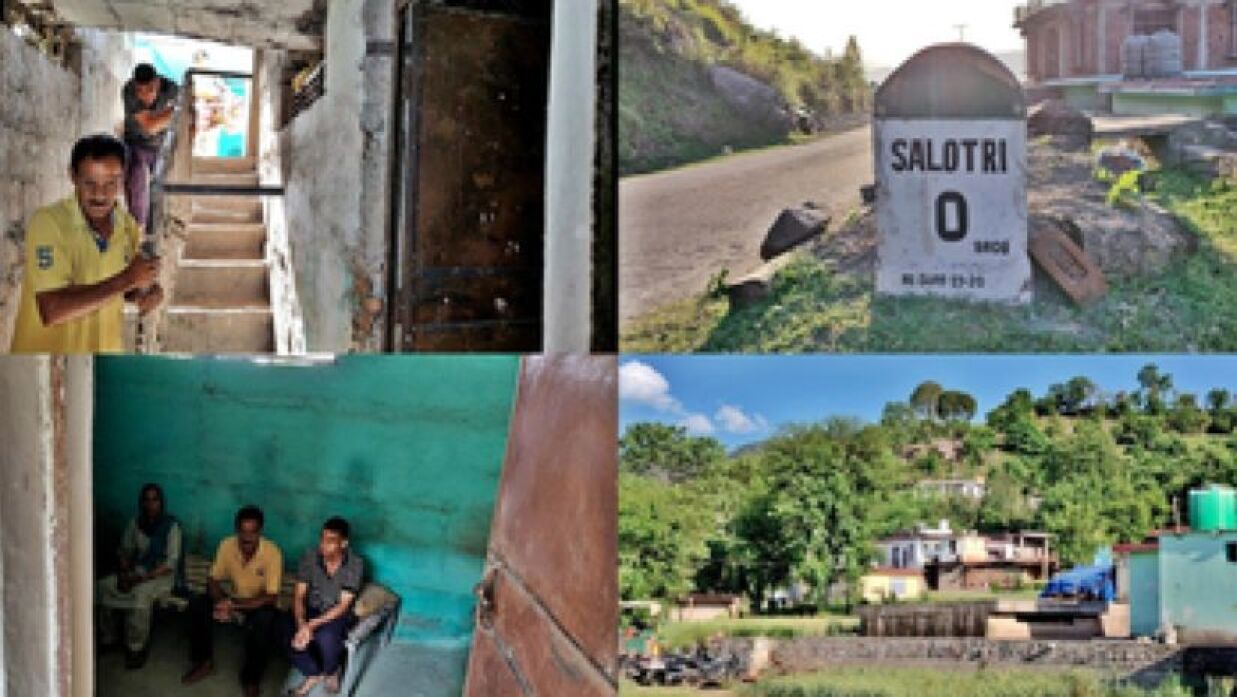 বাঙ্কার প্রস্তুত করছেন স্থানীয় ভারতীয়রা