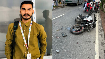 ফেনীতে সড়ক দুর্ঘটনায় ড্যাফোডিল ইউনিভার্সিটির শিক্ষার্থীর মৃত্যু