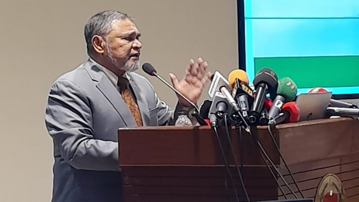 সিইসি এ এম এম নাসির উদ্দিন