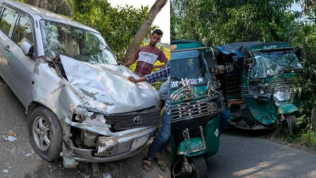 ফেনীতে সড়ক দুর্ঘটনায় ৫ এসএসসি পরীক্ষার্থী আহত