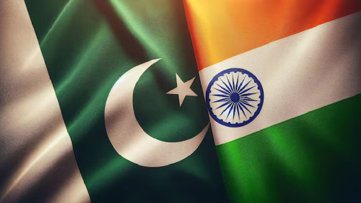 পাকিস্তান ও ভারত পতাকা