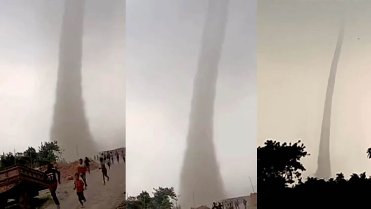 পদ্মা নদীতে টর্নেডো