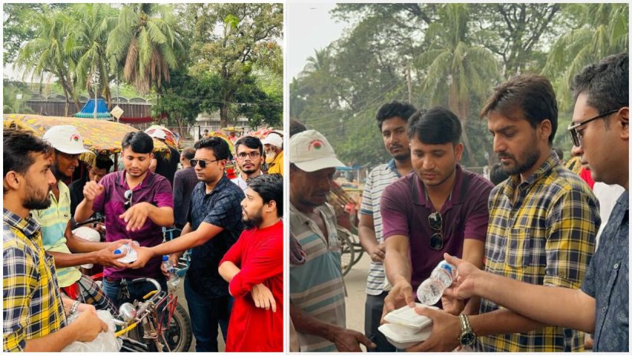 মে দিবসে মেহনতি মানুষের পাশে ঢাকা বিশ্ববিদ্যালয় ছাত্রদল