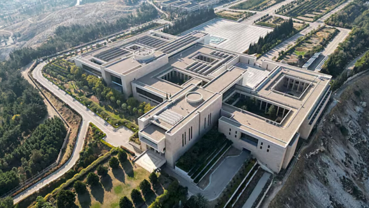 সিরিয়ার রাজধানী দামেস্কে প্রেসিডেন্ট প্রাসাদ