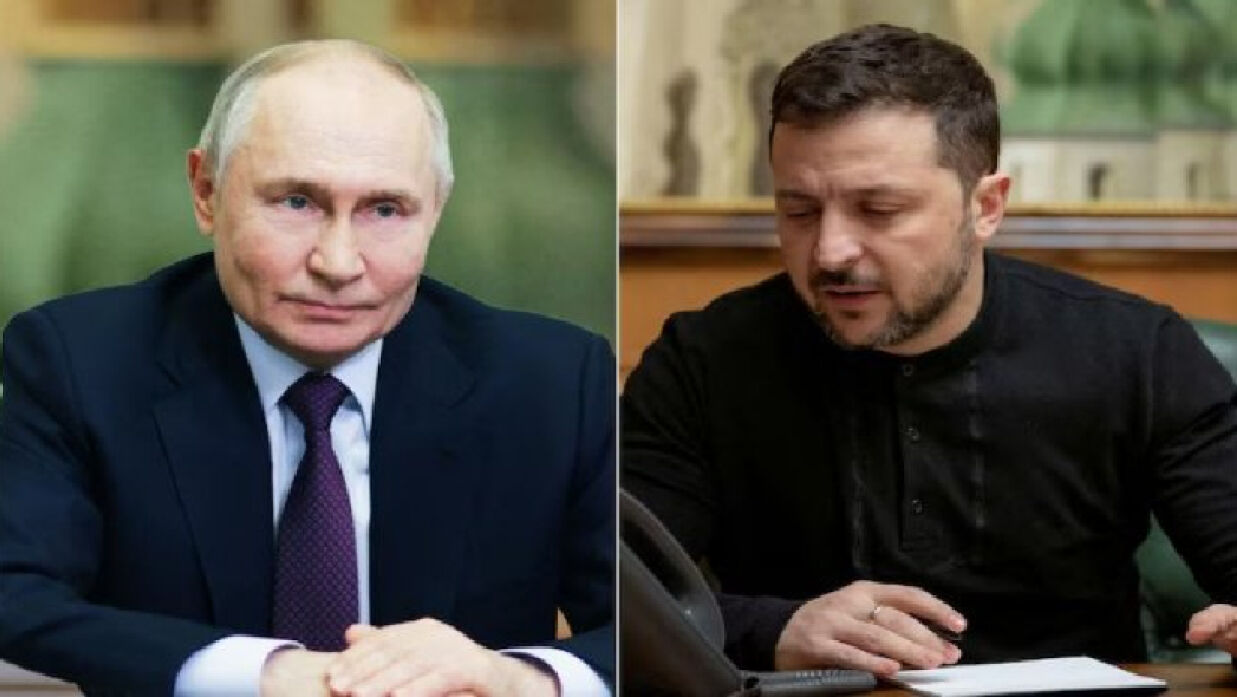 পুতিন ও জেলেনস্কি