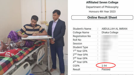 গুলি লেগে ৬ ইঞ্চি ক্ষতে ২৪ বার অপারেশন, হাসপাতালে বসেই পরীক্ষা দিয়ে হলেন গ্র্যাজুয়েট