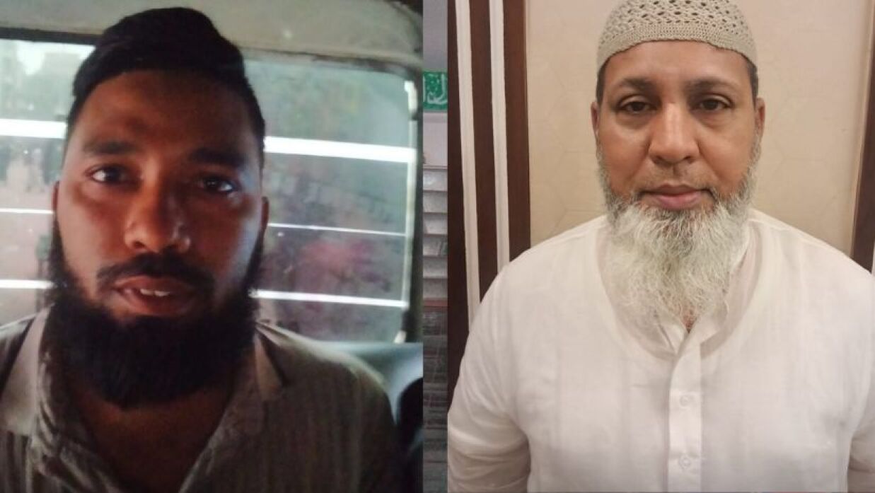 শেখ মো. আমির (ডানে) ও মো. ফয়সাল আহমেদ ওরফে রনি (বামে)